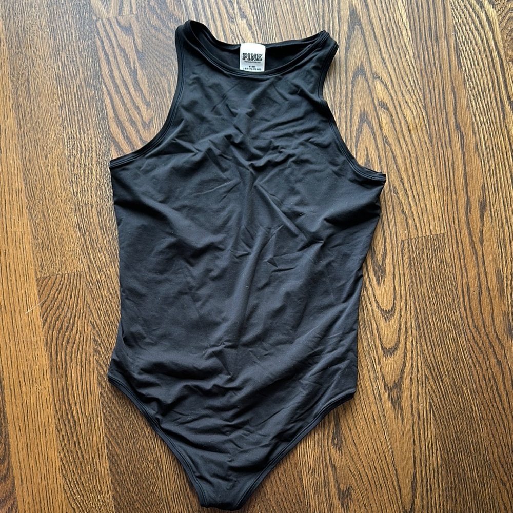 PINK Victoria's Secret Black Bodysuit